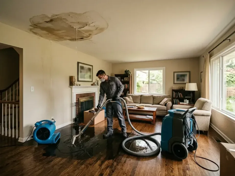 attic-pipe-burst-ceiling-drip-008 — frequently asked questions, Water Damage Restoration & Carpet Care in Winona, MS